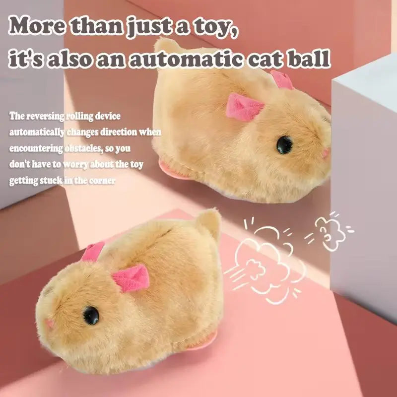 Auto-Rolling Smart Cat Toy for Indoor Play