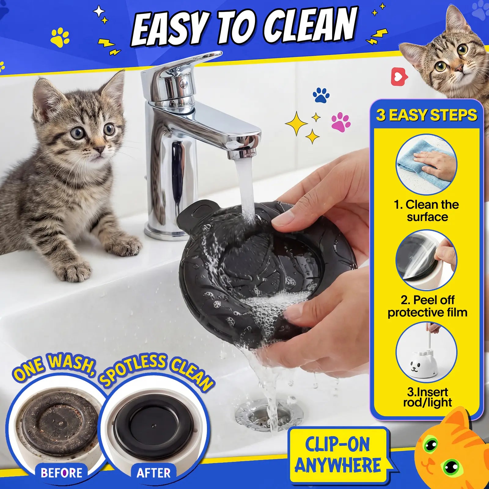 Interactive Cat Toy Wand for Indoor Play | Kin & Kibble
