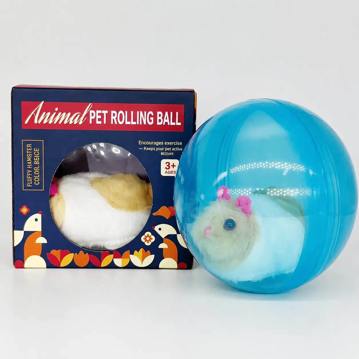Auto-Rolling Smart Cat Toy for Indoor Play