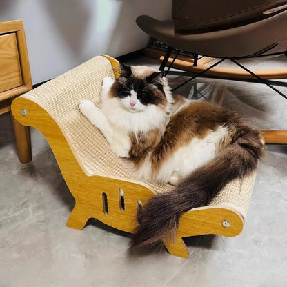 Cat Scratching Post & Kitty Lounge Chair | Kin & Kibble