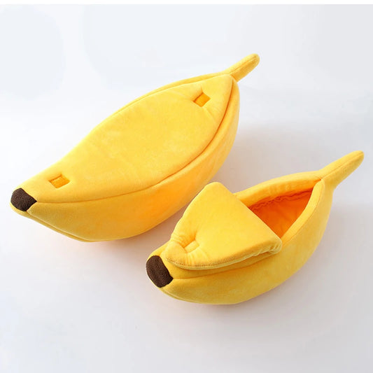 Banana Cat Bed for Cozy Indoor Rest | Kin & Kibble