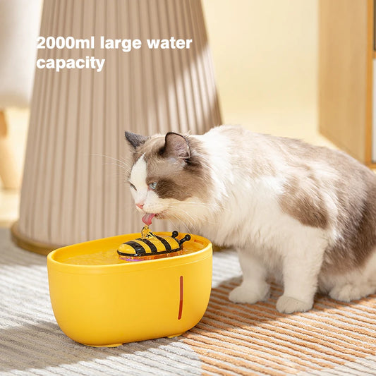 Cat Water Fountain for Dogs & Cats | Kin & Kibble