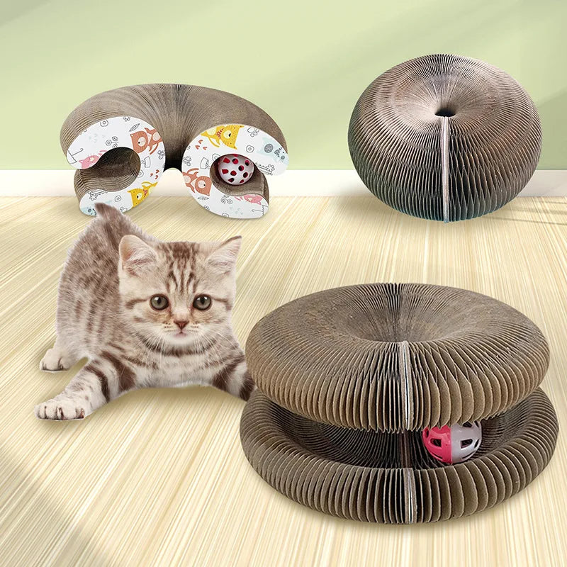 Foldable Cat Scratching Board for Interactive Play