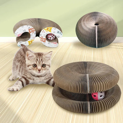 Foldable Cat Scratching Board for Interactive Play