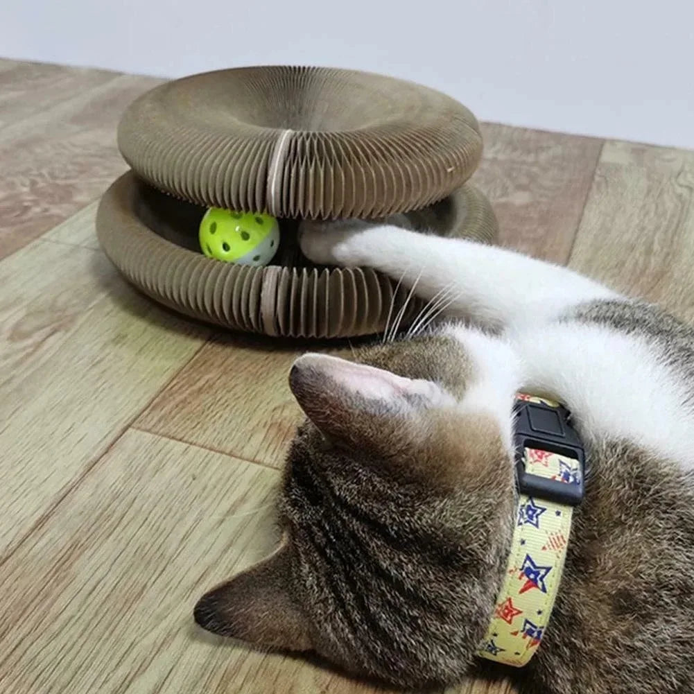 Foldable Cat Scratching Board for Interactive Play