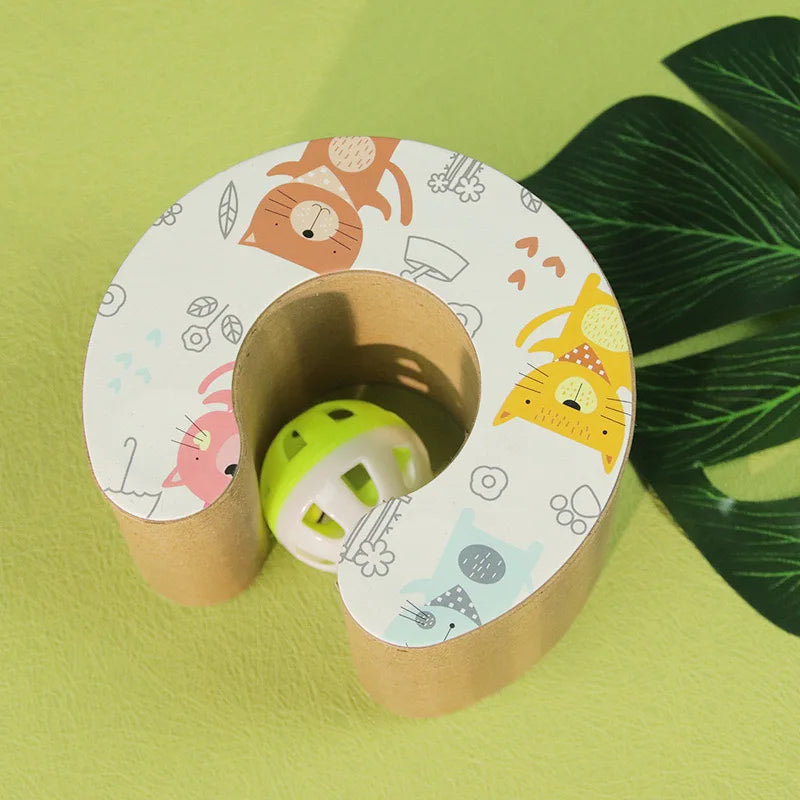 Foldable Cat Scratching Board for Interactive Play