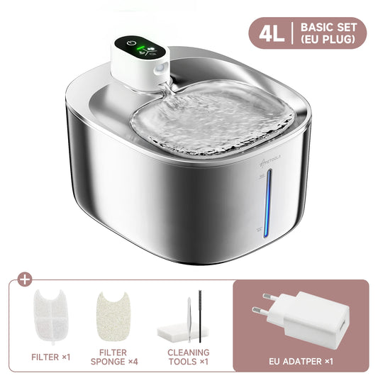 Wireless Pet Water Fountain for Cats & Dogs | Kin & Kibble