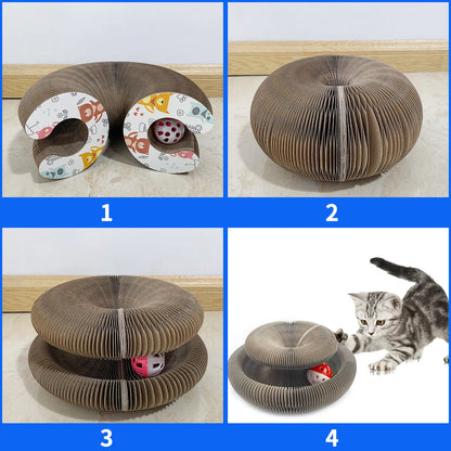 Foldable Cat Scratching Board for Interactive Play