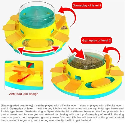 Interactive Dog and Cat Puzzle Feeder Toy