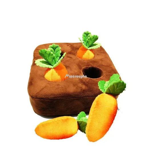 Dog Snuffle Mat Carrot Toy for Playful Pups