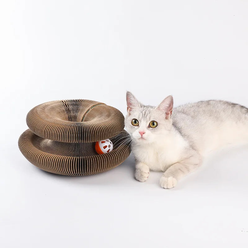 Foldable Cat Scratching Board for Interactive Play