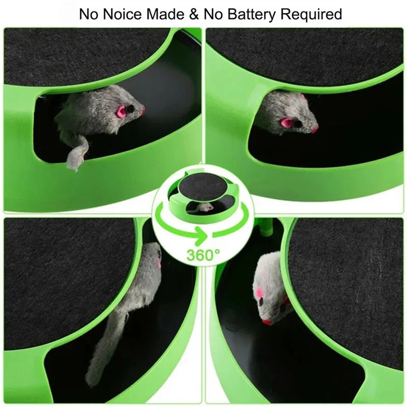 Interactive Cat Toy with Track Play | Kin & Kibble