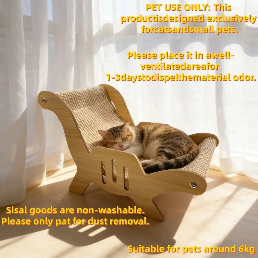 Cat Scratching Post & Kitty Lounge Chair | Kin & Kibble