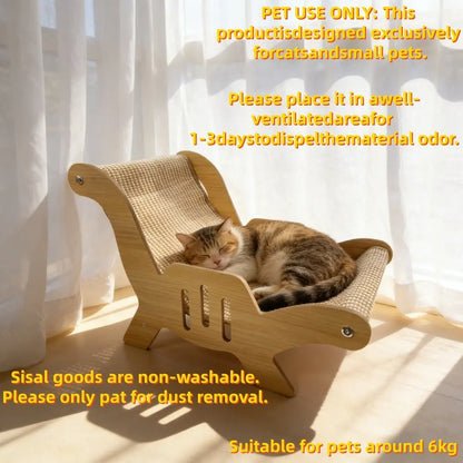 Cat Scratching Post & Kitty Lounge Chair | Kin & Kibble