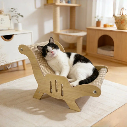 Cat Scratching Post & Kitty Lounge Chair | Kin & Kibble