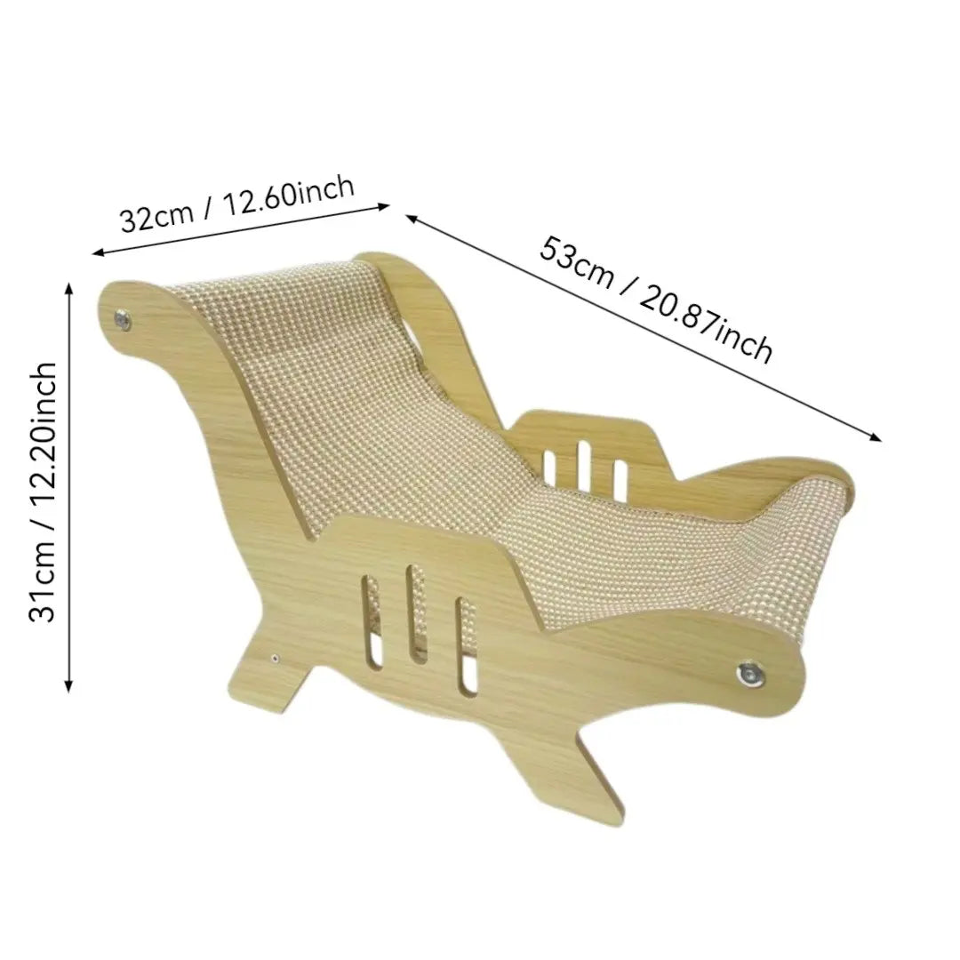Cat Scratching Post & Kitty Lounge Chair | Kin & Kibble
