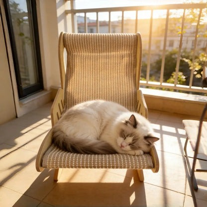 Cat Scratching Post & Kitty Lounge Chair | Kin & Kibble