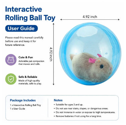 Auto-Rolling Smart Cat Toy for Indoor Play